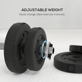 30KG Adjustable Dumbbells Set, Hand Weights Set For Home Gym Weight Lifting Training