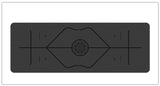 Natural rubber yoga mat