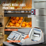 Electronic Price Computing Scale, 66 LB Digital Deli Weight Scales, LCD & LED Digital Commercial Food Fruit Meat Produce Counting Weight, For Retail Store, Kitchen, Restaurant Market, And Farmer