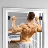 SPORTNOW Doorway Pull Up Bar, No Screws Door Frame Chin Up Bar, Adjustable Length (75-92cm) For Home Gym Workout, Max Load 200kg