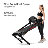 Folding Treadmills 3.5HP Portable With Incline Electric Treadmill Running Walking